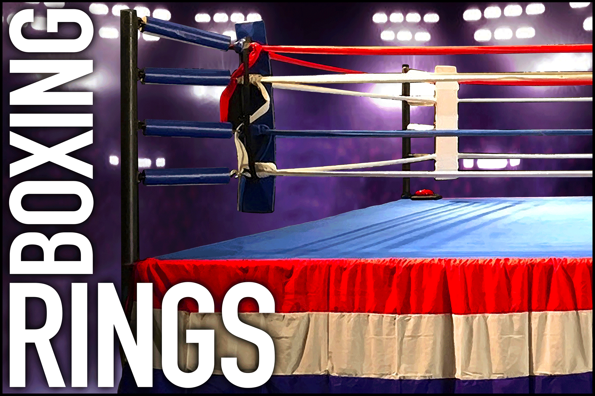 We build and sell the world's strongest boxing rings for boxing gyms and promoters