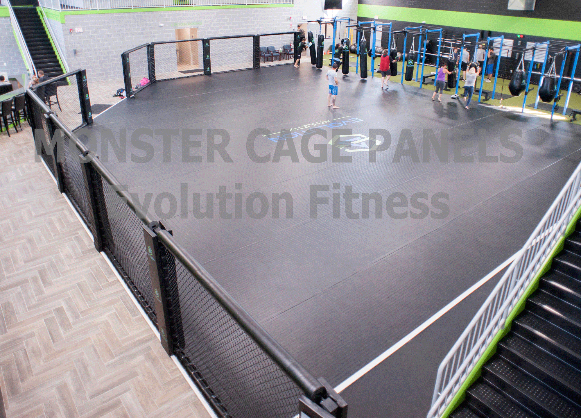 Monster Rings and Cages can build a large cage panel run for your training center