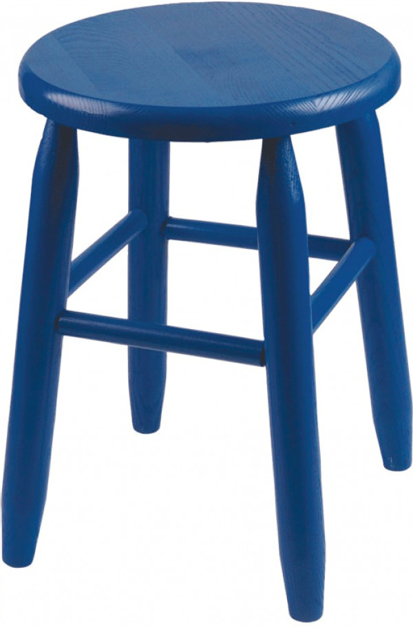 Blue corner stool from Monster Rings and Cages