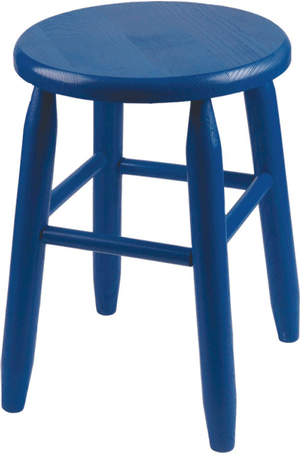 Blue corner stool from Monster Rings and Cages