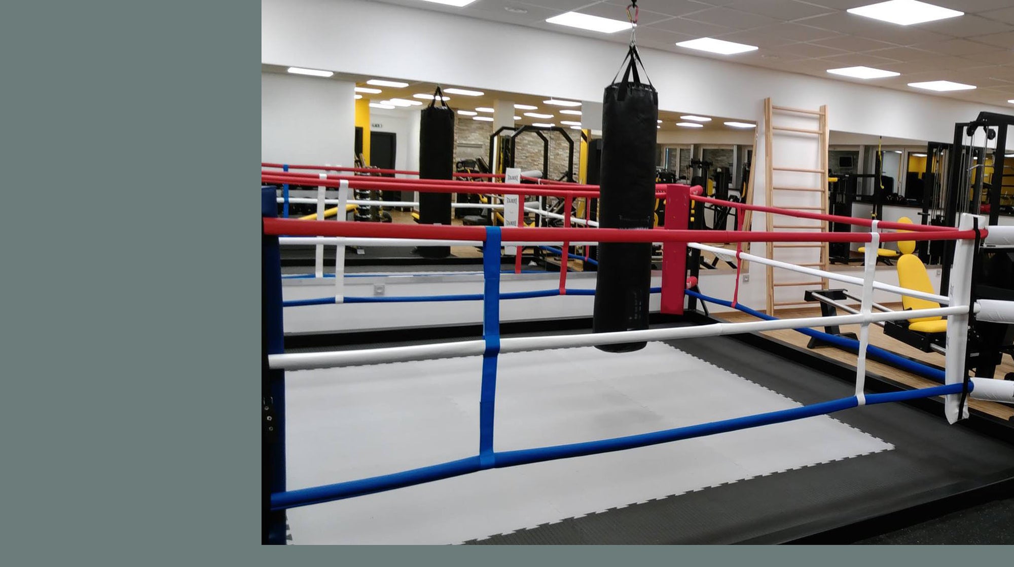 SELF-STANDING FLOOR BOXING RING