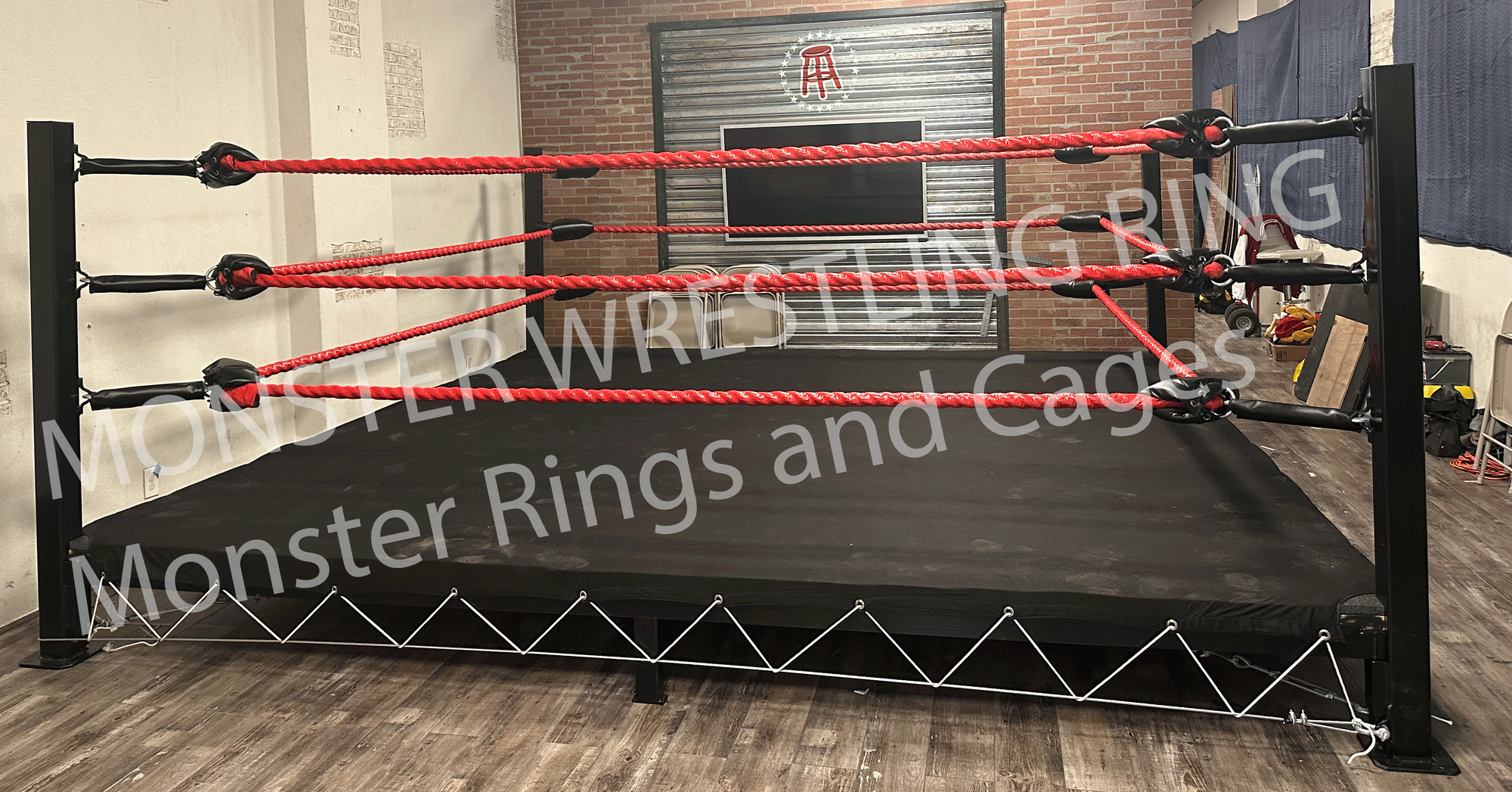 Monster Rings and Cages offers real rope wrestling ring ropes