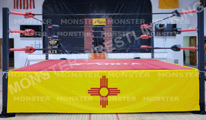 Custom colors and custom printing on ring skirts is available at Monster Rings and Cages