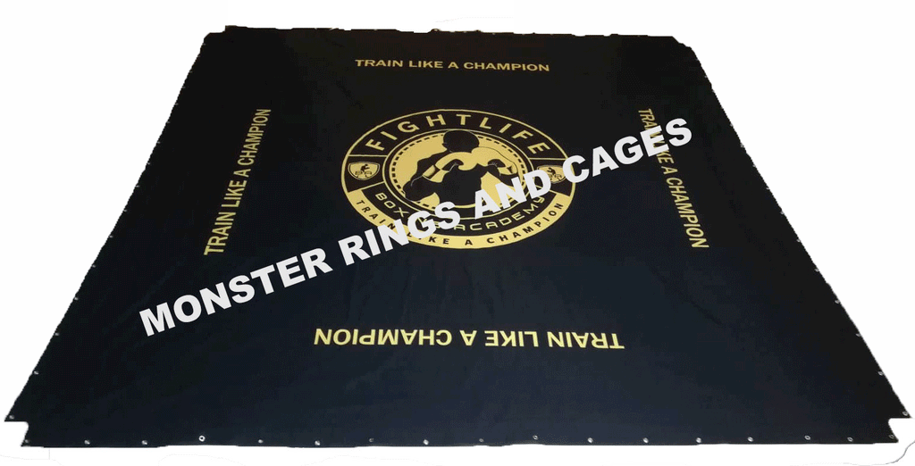 Maria's store] Canvas PVC Boxing Ring Cover, 4*4m 5*5m custom LOGO mat  sheet sanda martial art wrestling manufacturer on sale - AliExpress